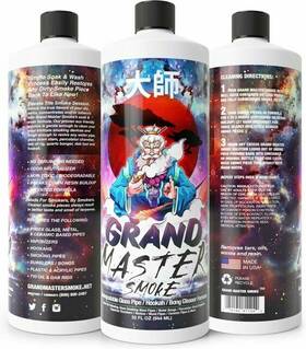 Grand Master Smoke 070160811242 Pipe And Bong Cleaner - 32oz
