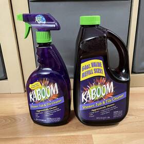 Greatcleaners 757037350591 Kaboom Shower Tub And Tile Cleaner 64 Fl Oz Refill 32 1/5 Spray Bottle