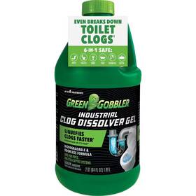 Green Gobbler 726084938090 Industrial Strength Gel Grease And Hair Clog Remover - 64 Oz