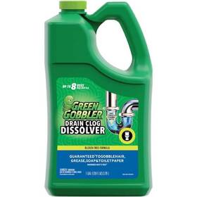 Green Gobbler 744110025552 1 Gal. Drain Clog Dissolver And Remover For Sinks Tubs Toilets Showers