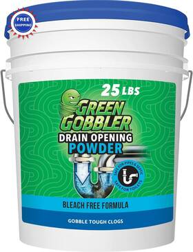 Btp25lbp Green Gobbler Eco Friendly Drain Line Cleaner For Sink Floor Pipes Sewers Urinals Toilets