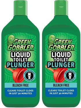 G8073 Green Gobbler Liquid Toilet Plunger Clog Remover Safe For Toilets And Septi