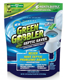 Green Gobbler Septic Saver Treatment Pods With Bacteria For Healthy