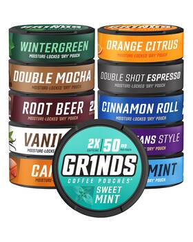Grinds 850022430237 Coffee Pouches All-in-one 11 Can Variety Pack 18 Per Variet