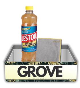 33910 Grove Lestoil No Scent Grease And Stain Remover 28 Oz Liquid Bundle With Microfiber