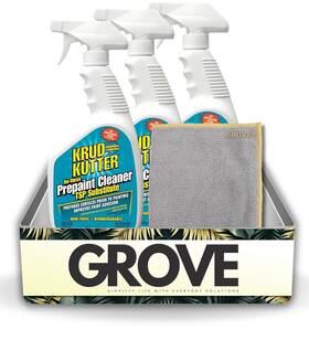 Grove 810172872912 Krud Kutter Pre-paint Cleaner Spray 32 Oz Bundle With Microfiber Cloth - Pa Inch