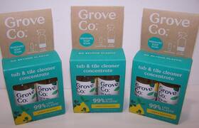 Grove Co. 810088124150 3 X 2 Pk Tub And Tile Cleaner Concentrate Lemon Eucalyptus 1 Fl. Oz