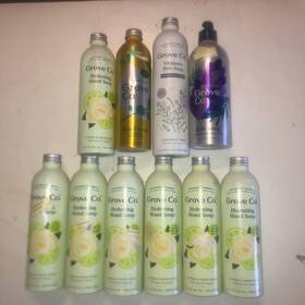 Grove Co. 819978029803 10 Hand Soap Aluminum Bottle Citron White Rose Lavender 16 13 Oz Lot C3