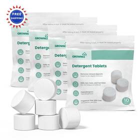 Ebbs130wh Grownsy Detergent Tablets 40 Count Bottle Washer Compatible All Brands Baby