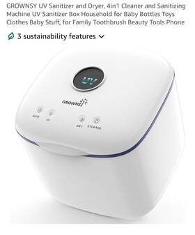 Ls-be712 Grownsy Uv Sanitizer And Dryer 4in 1 Cleaner Sanitizing Machine