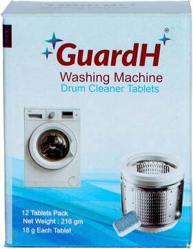 Guardh 705353163517 Washing Machine Cleaner And Descaler Tablets 12 Months Supply
