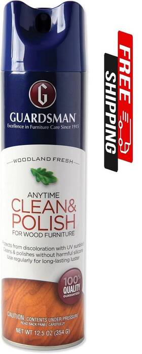 460700 Guardsman 041758046018 Clean And Polish For Wood Products Uv Protection 12.5 Oz 1 Ct