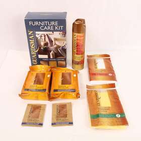 Guardsman 041758089008 Furniture Care Kit For Fabric Wood Leather Home Cleaning Supplies