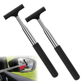 Xsb-01 Guirnd 2 Pcs Car Mirror Wiper 38.6in Handle Side Squeegee