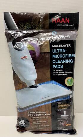 Rmf-4 Haan Microfiber Cleaning Pads Replacement Blue 4-pack 2009 Sealed
