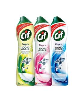 Habp Global 791126651374 Cif Cleaner Lemon Original And Pink Flowers 500ml Variety Set