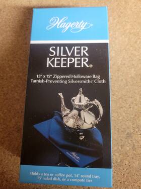 19500 Hagerty Silver Keeper 15x15 In Zippered Bag #19500
