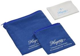 Hagerty 798837412836 W. J. 3-piece Forever New Silver Jewelry Storage Kit Bluewhite