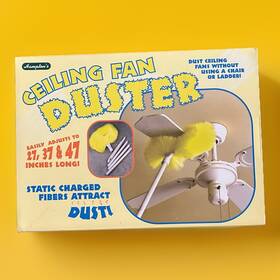 23930 Hampton Direct Vtg Hamptons Duster Ceiling Fan Microfiber Brush Dust Dirt Cleaner Cleaning New