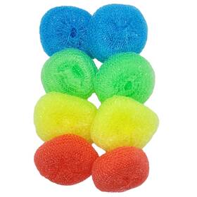 Handy Housewares 606280028460 Durable Non-scratch Nylon Scouring Pads Round All-surface Cleaning M