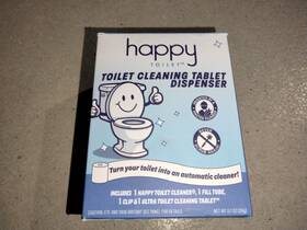 Happy Toilet Cleaner 197644911752 1 Pack Self-cleaning System Easy Install Tablet Holder