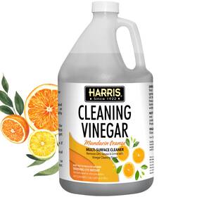 Ovine-128 Harris Multi-purpose Vinegar Household Surface Cleaner Orange Scent 128oz