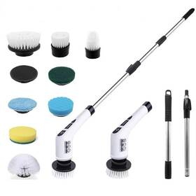 Ddqjs01 Hehongyuan Electric Spin Scrubber Cordless Bathroom With 9 Replaceable