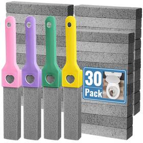 Yuq-heigble-1166 Heigble 30 Pieces Pumice Stone Cleaning Toilet Stick With Handle Hard Water Ring