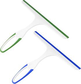 Hexinyigjly 313018070010 2 Pcs Shower Squeegee For Glass Doors Car Window Windshield Mirror Tile C