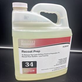 Hil0083425 Hillyard Recoat Prep 34 Arsenal 2.5 Liters .66 Gal Remove Top Layer Floor Finish