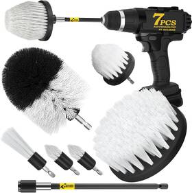 Holikme 313098730767 7pack Drill Brush Attachment Set-car Interior Detailing Kit Power