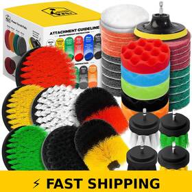 Holikme 972085800308 40 Piece Drill Brush Attachment Set For All-purpose Cleaning