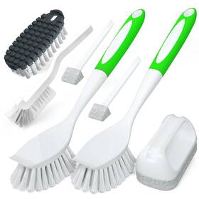Holikme 972085805648 5pack Kitchen Cleaning Brush Green