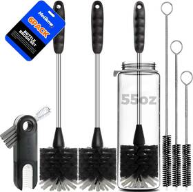 Holikme-6pbk Holikme 6 Pack Bottle Brush Set 14 Inch Long Handle Stainless Steel Cleaner