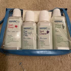 Home Essentials 648951036466 Uniters Pure Care Stain Spot Dye Wood Polish Kit Natural Leather