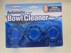 92544-1 Homebright In-tank Toilet Bowl Cleaner Tablets 3 Pack Cleans Every Flush