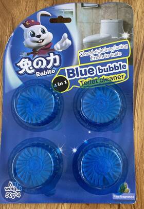 94784 Homenite 4 Automatic Toilet Bowl Cleaner Stain Remover Blue Tab-tablet Flush Tank