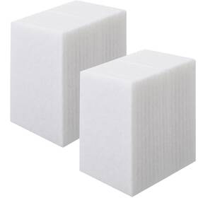 Wl-hoolerry-1812 Hoolerry 40 Pcs White Scrub Pads Light Duty Scouring Non Woven Pad Scratc