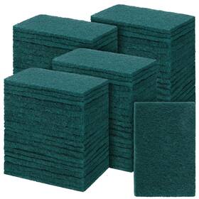 Wl-hoolerry-2906 Hoolerry 200 Pcs Heavy Duty Scouring Pads Non Scratch Household Scrub For Clean Inch