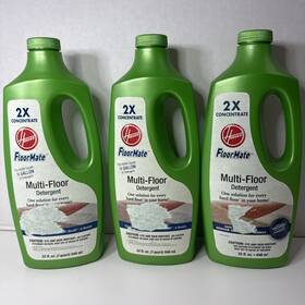 Hoover 073502032428 3 Floormate Multi-floor Detergent 2x Concentrate 32 Oz Floor Cleaner Nos