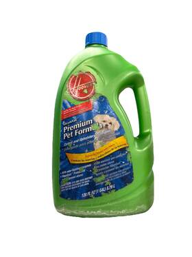 Hoover 073502510346 Steam Vac Premium Pet Formula Detergent Refill 128 Oz Carpet Upholstery
