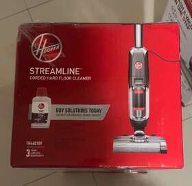 Fh46010v Hoover Streamline Hard Floor Cleaner - Black/grey Fh4601v New