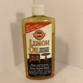 Hopes 026214030015 Lemon Oil Furniture Treatment 12 Fl Oz