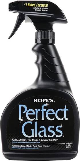 Hopes 026214160200 Perfect Glass Cleaner Spray Streak-free Ammonia-free Window Mirror Screen