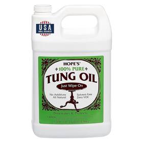 128to2 Hopes Pure Tung Oil Waterproof Natural Wood Finish And Sealer 128 Fl Oz