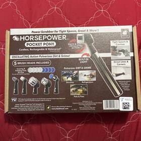 18038 Horsepower Pocket Pony As-seen-on-tv Cordless Waterproof Power Scrubber