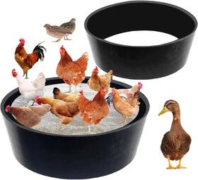 Ho-db-01 Hortiman Chicken Dust Bath Tub - 25 Inch D X 5.9 H Eco-friendly Bottomless Design For Chick