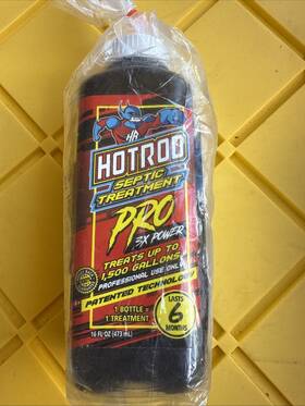 Hotrod 860007617324 Pro Septic Treatment 16 Fl Oz 473 - 3x Power Lasts 6 Months Sealed