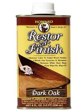 Howard Products 088682080077 Rf8 Restor-a-finish 8 Oz Dark Oak Fluid Ounces