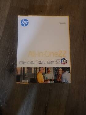 All-in-one22 Hp Papers 20700-0 207000 8.5 X 11 96 Bright Paper - White 1-ream New